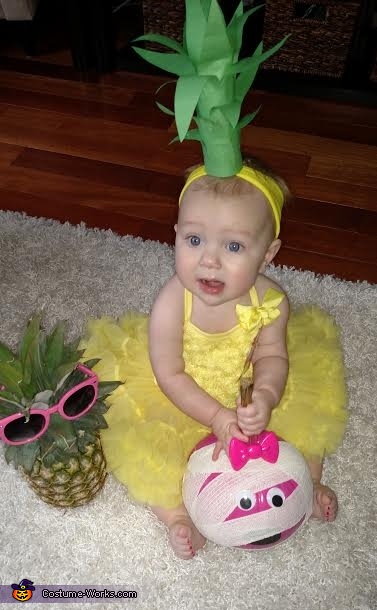 Pineapple Cutie Costume | DIY Costumes Under $35 - Photo 4/5