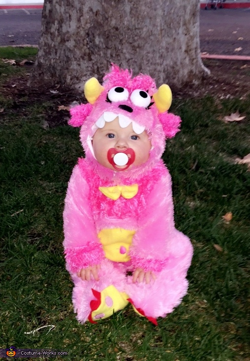 Pink Monster Baby Costume