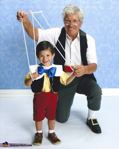 pinocchio and geppetto costumes