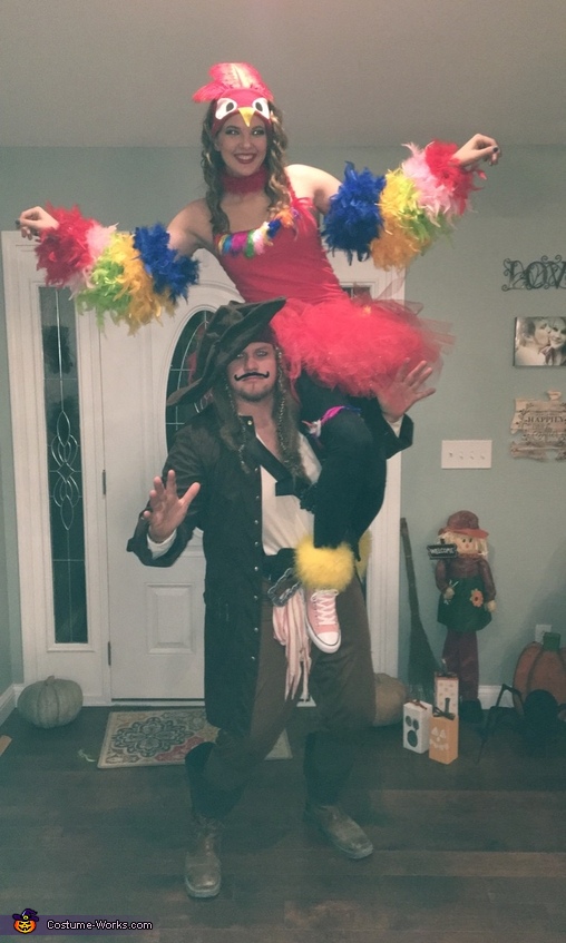 Pirate and Parrot Costume