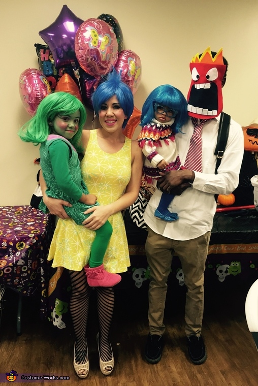 Pixar's Inside Out Family Costume