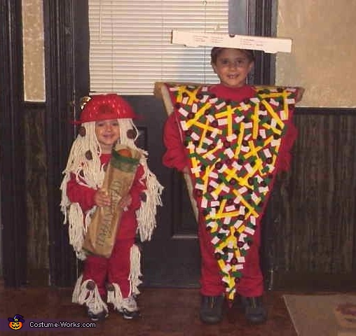 Pizza and Spaghetti Costumes