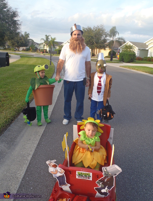 Kids Plants vs Zombies Zombie Costume