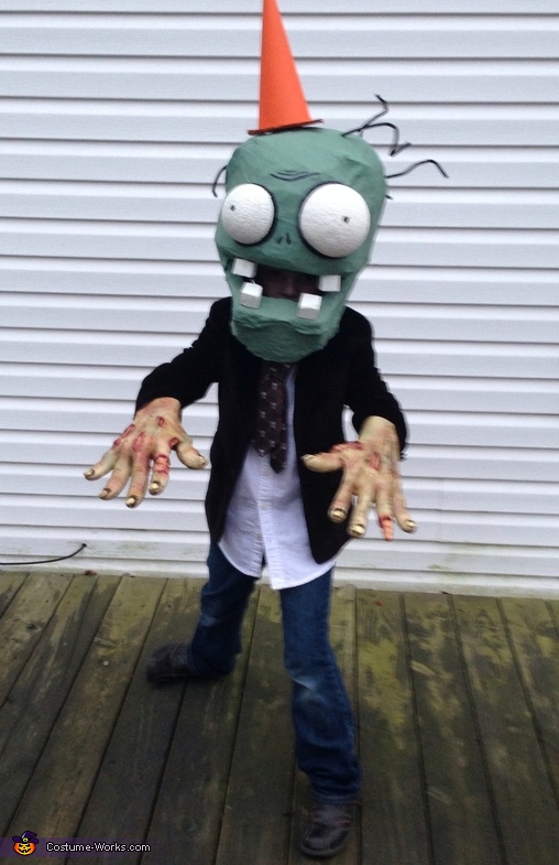 Plants vs Zombies Conehead Zombie Costume