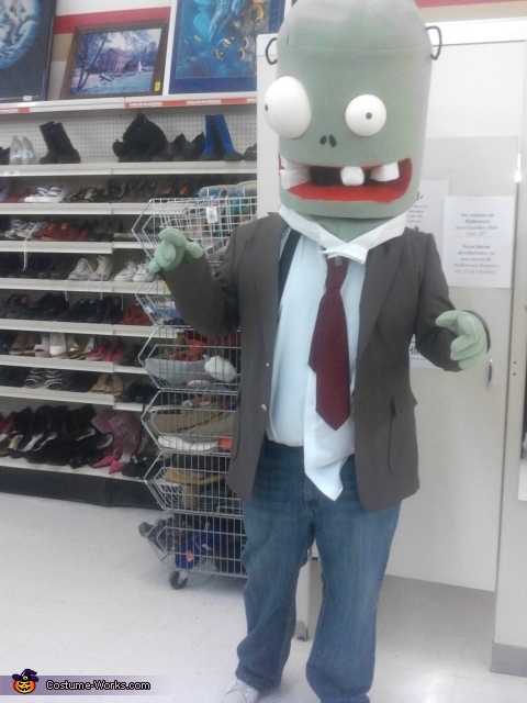 Adults PLANTS VS ZOMBIES Zombie Costume