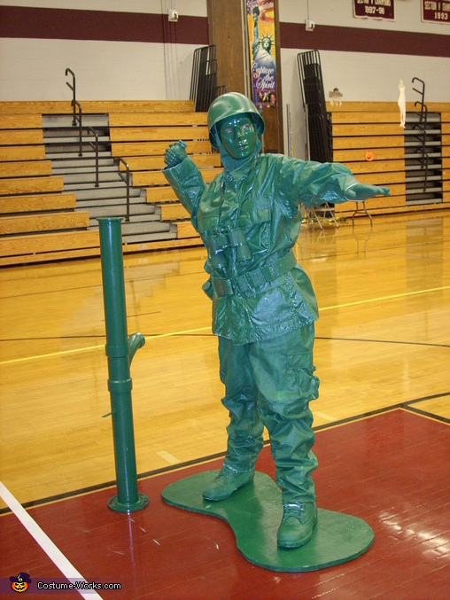 Plastic Green Army Man Costume | How-To Instructions - Photo 3/7