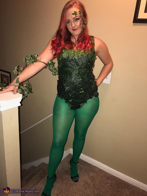 Poison Ivy Costume No Sew Diy Costumes 