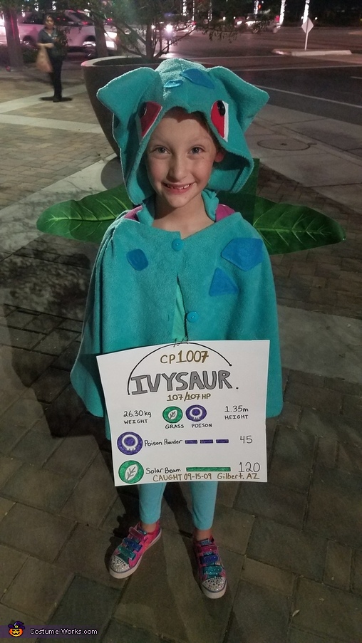 Pokemon Ivysaur Costume Custom-made Child Sized -  Canada