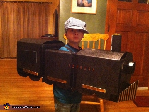 Polar express train cardboard on sale