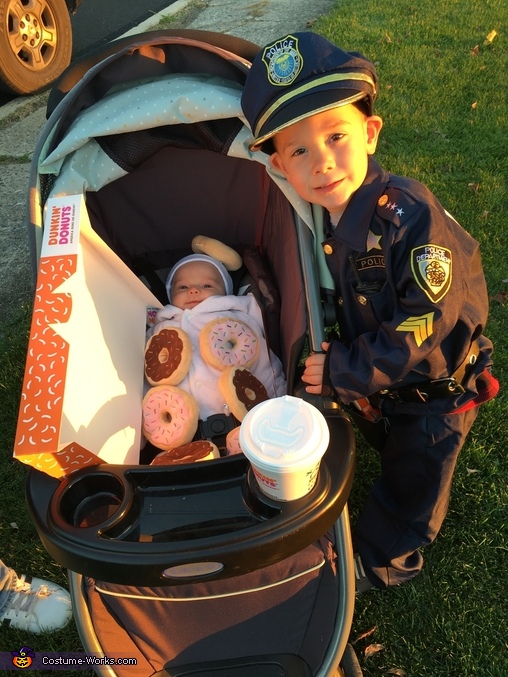 Police and his Snack Costume