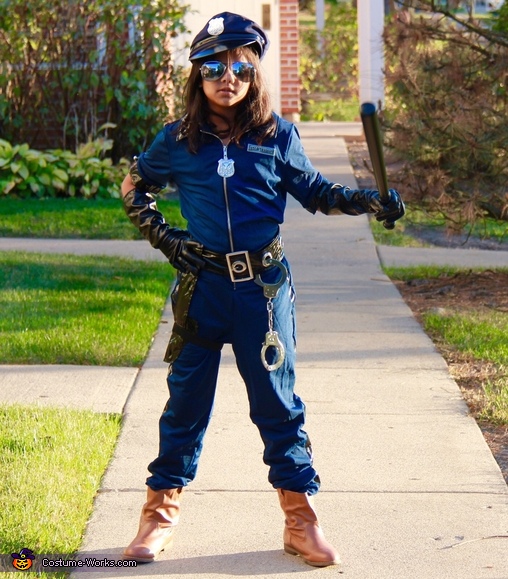 Girls Police Officer Costume