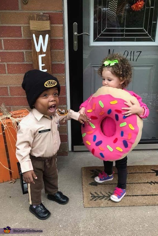 Cops Loves Donuts Kids Halloween Costume