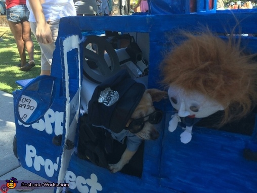 Policeman from Doggie Bone City Dog Costume