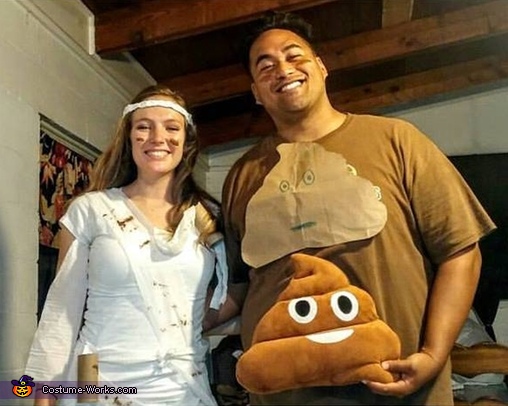 Poop and Toilet Paper Costume