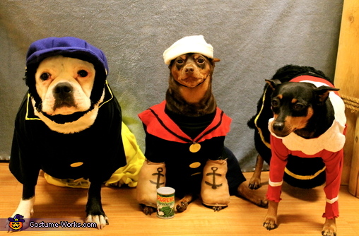 Popeye and Friends Dogs Costume