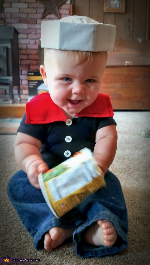 Popeye Baby Costume - Photo 3/5