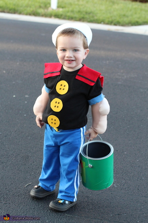 popeye the sailor man baby costume