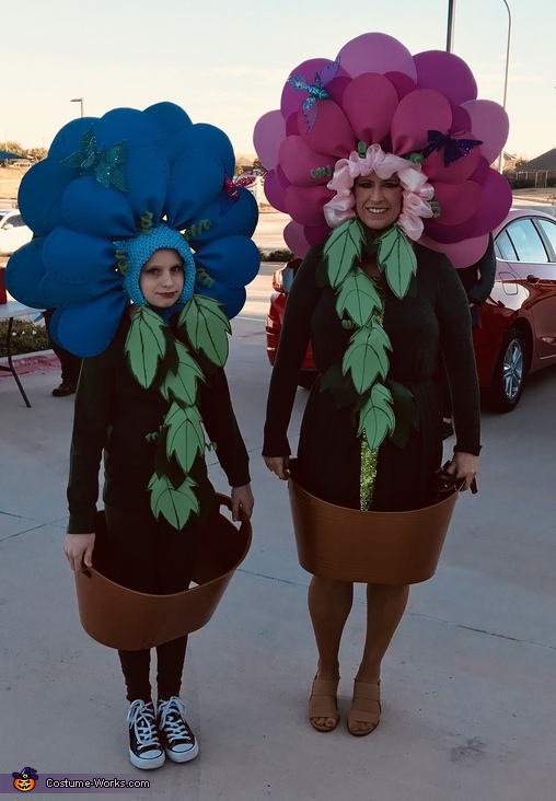 Potted Petunia Flowers Costume