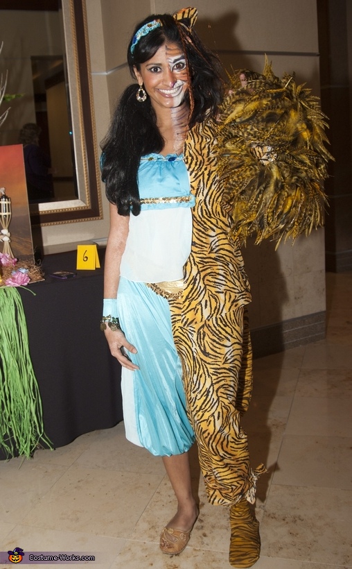 Princess Jasmin and Tiger Costume