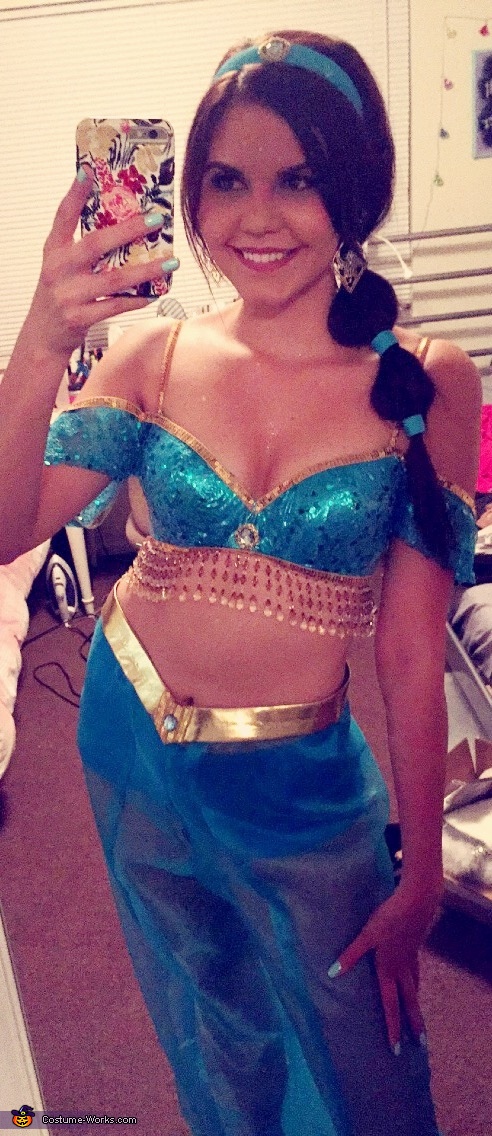 Jasmine costume diy, Jasmine halloween costume, Princess jasmine costume