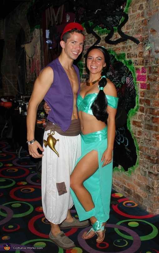 Princess Jasmine & Aladdin Couple Costume