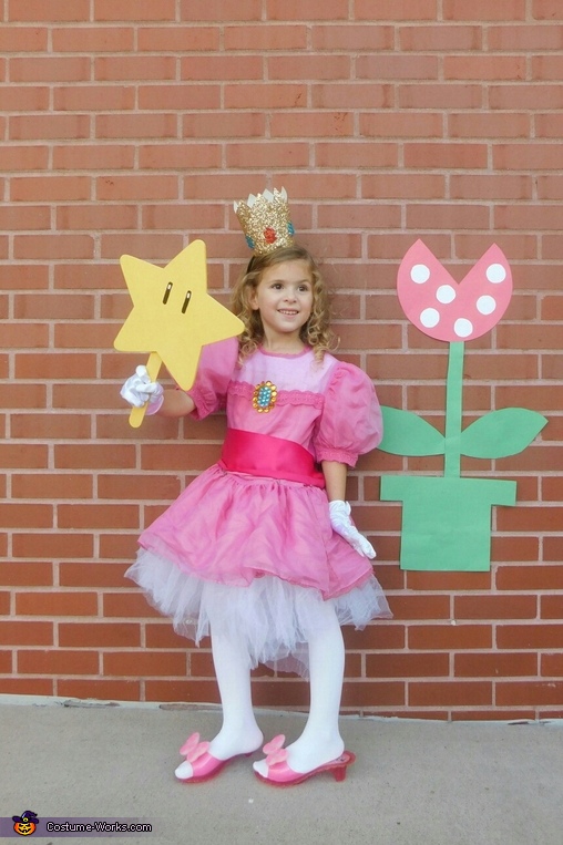 Princess Peach Child Costume - Photo 4/5