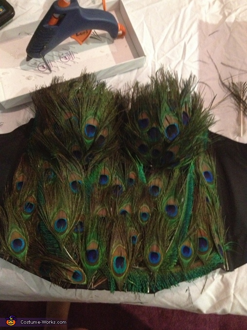 Proud Peacock - DIY Halloween Costume | Step by Step Guide - Photo 6/10
