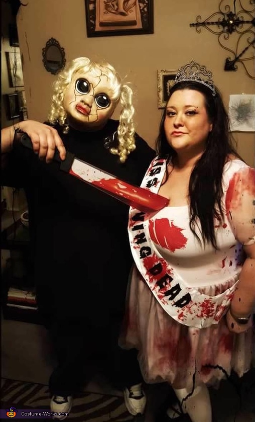 Psycho Dollface Killer & Miss Living Dead Costume