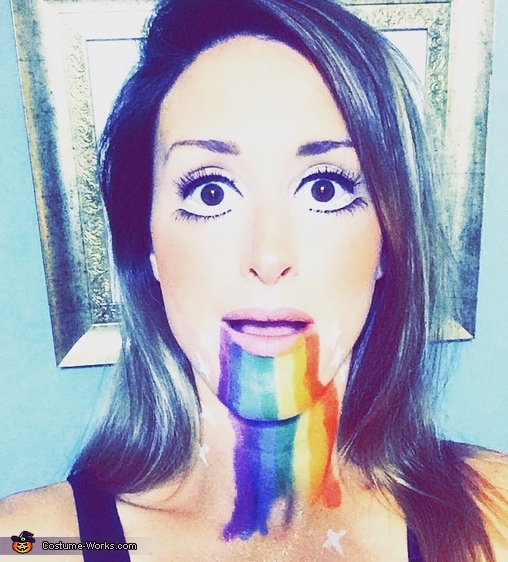 Puking Rainbow Snapchat Filter Costume