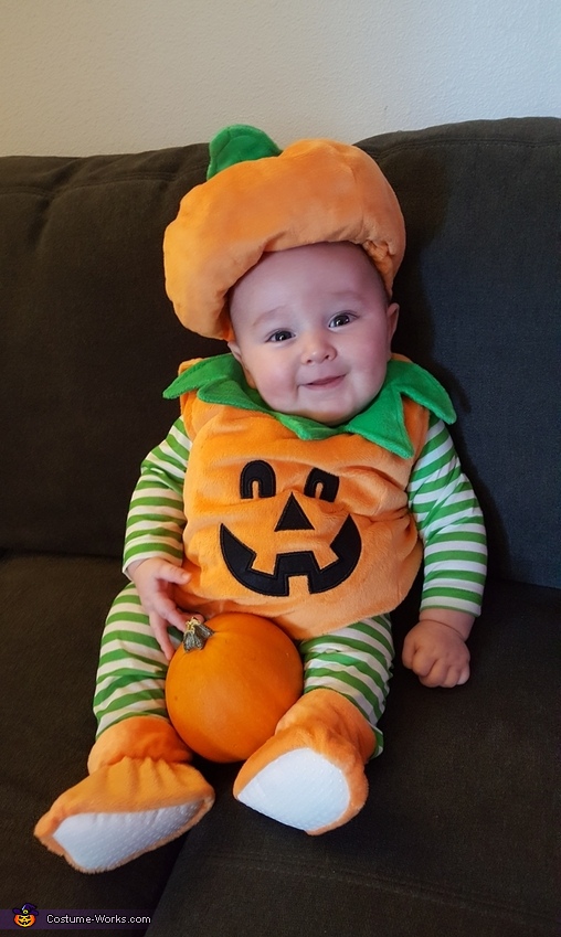 Cute Pumpkin Baby Halloween Costume  Best Halloween Costumes