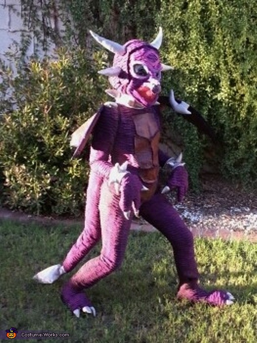 Homemade Purple Dragon Costume Diy Tutorial