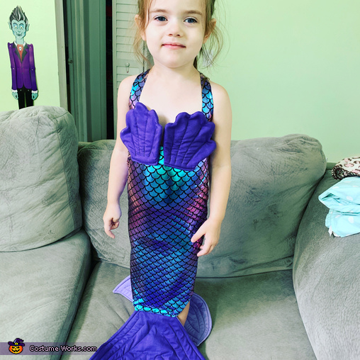 Purple Mermaid Costume