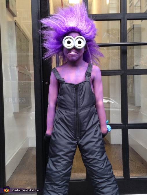 Purple minion costume