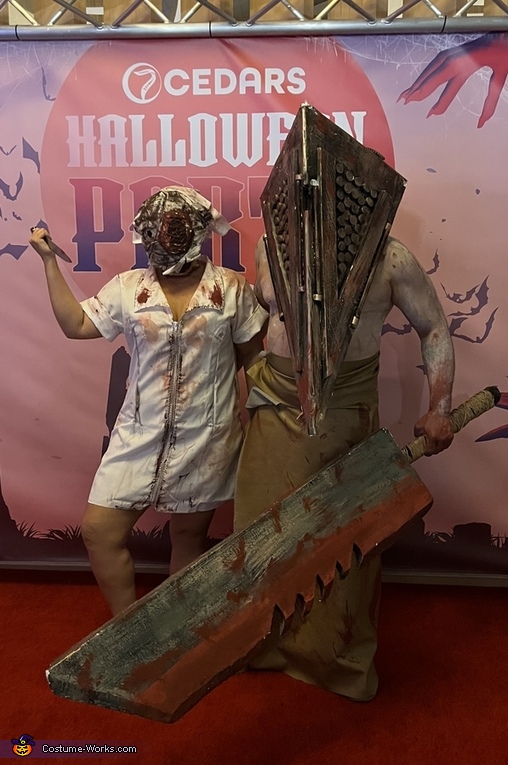 Pyramid Head and Tormented Nurse from movie Silent Hill Costume