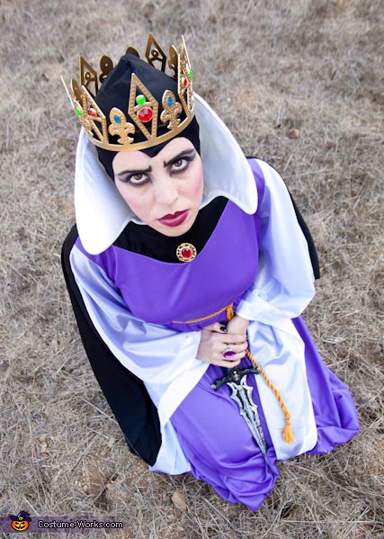 homemade evil queen costume