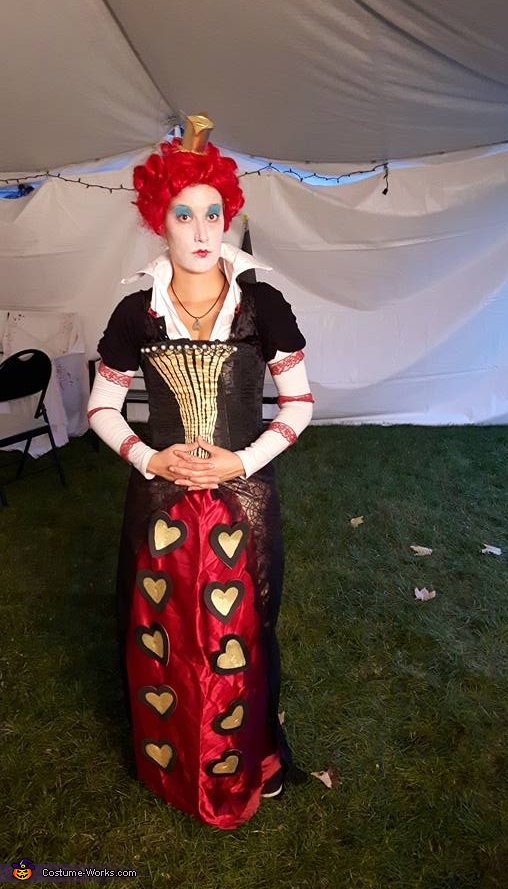 DIY Queen of Hearts Adult Costume