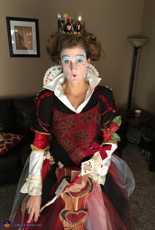 used queen of hearts costume