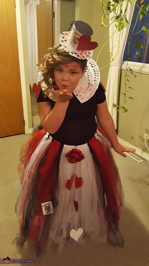 Queen of Hearts Girl's Costume