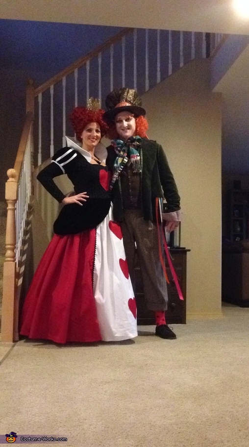 Queen of Hearts and Mad Hatter Costume | DIY Costumes Under $25 - Photo 2/2