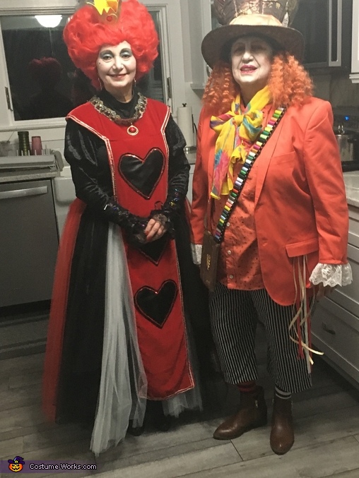 Queen of Hearts and The Mad Hatter Costume