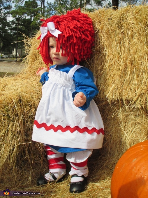 Raggedy Ann Baby Halloween Costume | DIY Costumes Under $35 - Photo 5/5