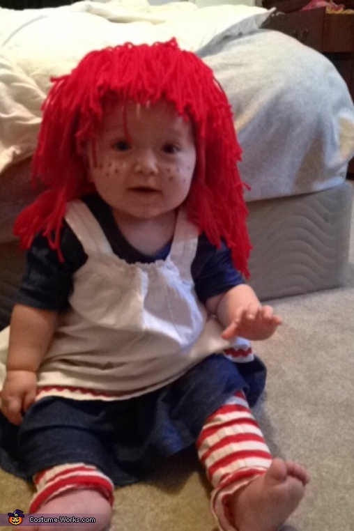 Cute Baby Raggedy Ann Costume | Creative DIY Costumes