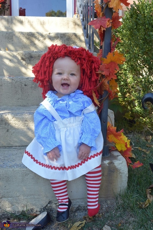 Infant Raggedy Ann Costume | Easy DIY Costumes