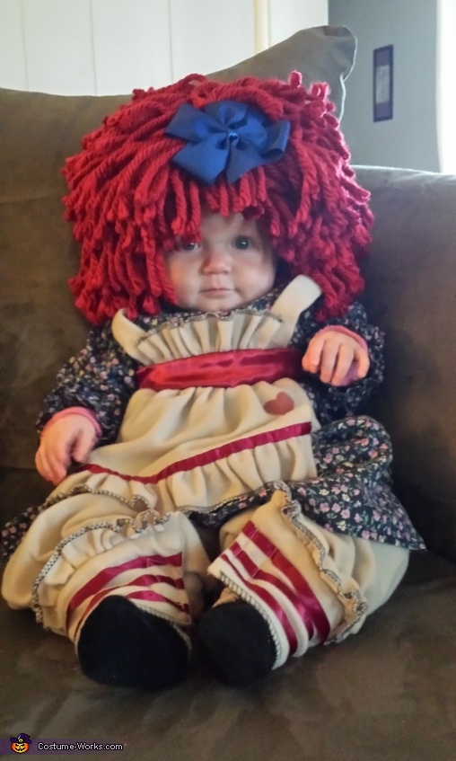 Cute DIY Raggedy Ann Baby Costume | Original DIY Costumes