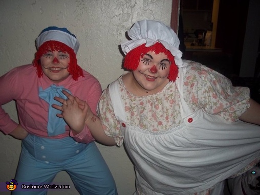 Raggedy ann and andy 2024 costumes for adults