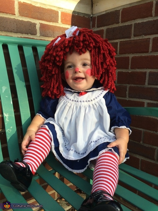 Raggedy Ann Baby Costume | Last Minute Costume Ideas