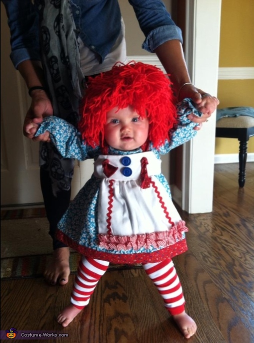 Cutest Raggedy Ann Baby Costume | DIY Costumes Under $25