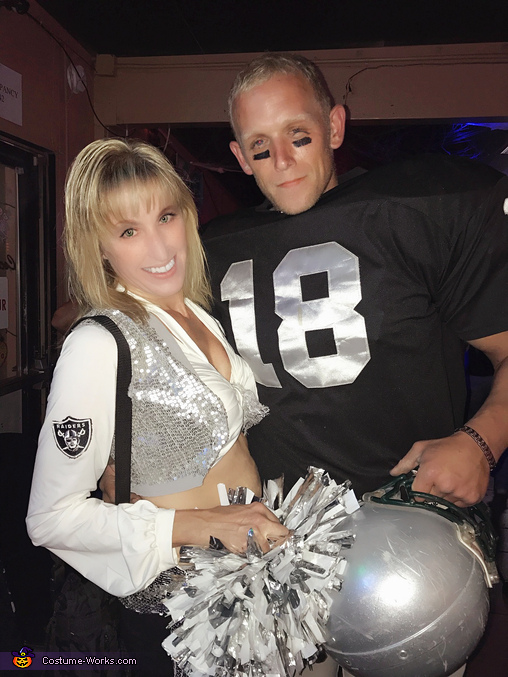 Raiderette Cheerleader & Football Player Costume