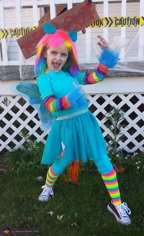 My Little Pony Rainbow Dash Costume - Photo 5/7