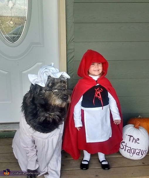 Red and "Grandma" Costume